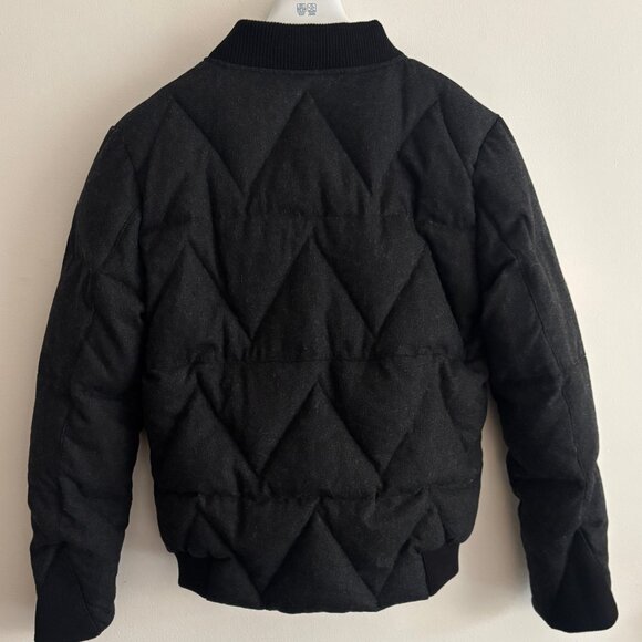 Dolce & Gabbana Bird, Dog Patch Quilted Puffer Wool Down Bomber Jacket - 48 S- M - Picture 5 of 13